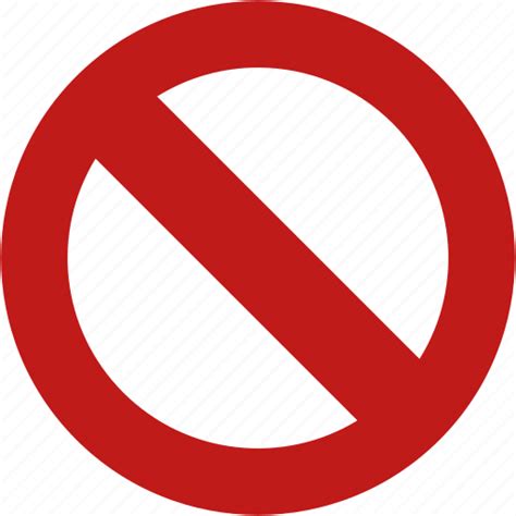 Prohibited Sign Png Forbidden Sign Transparent Png Pn