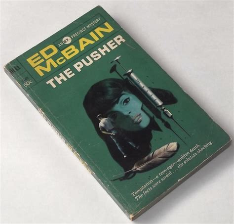 1967年 ビンテージ 洋書 エド マクベイン The Pusher Ed Mcbain 麻薬密売人 87分署シリーズ レトロ ミステリー