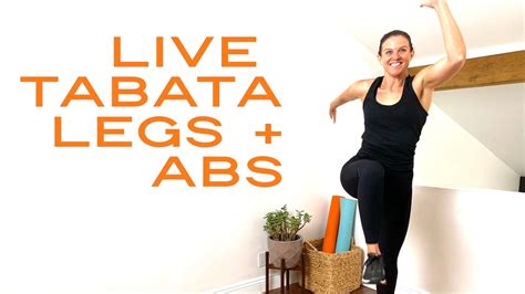 Live 35 Minute Tabata Legs Abs With Kit Rich Medium Intensity No