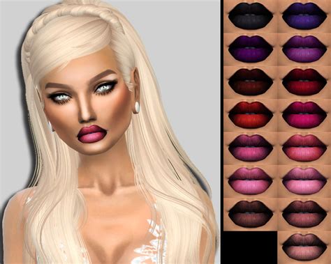Sims 4 Ccs The Best Lipstick By Alainavesna