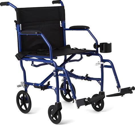 Buy Medline Ultralight Transport Wheelchair 19” Wide Seat Folding
