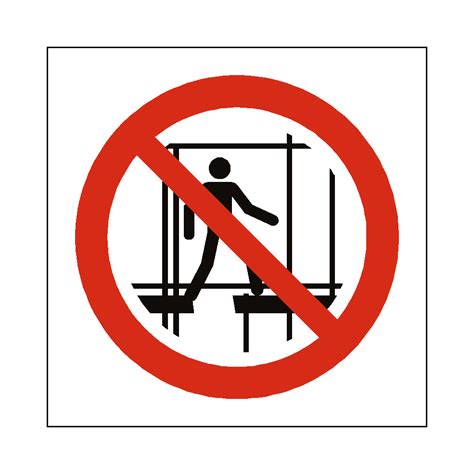 Do Not Use Incomplete Scaffold Symbol Label Safety Uk