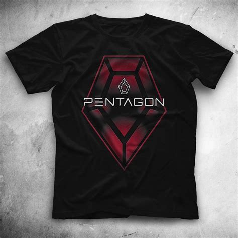 Pentagon K Pop Black Unisex T Shirt Tees Shirts Shirts T Shirt