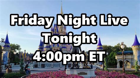 Friday Night Live Stream Announcement 9 18 20 Resorttv1 Walt
