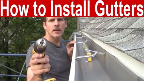 How To Install Gutters Youtube