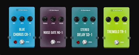 New Vst Guitar Effects Classic Colored Pedals 1