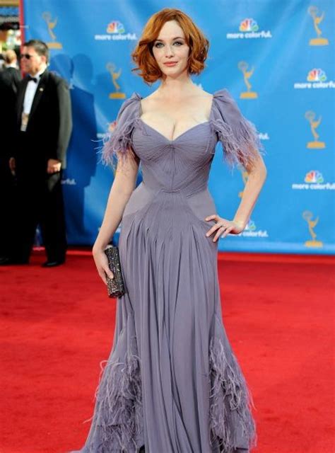Birthday Girl And Awesome Redhead Christina Hendricks In Bright Colors