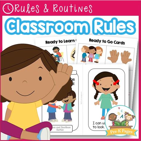 Classroom Rules Pre K Pages