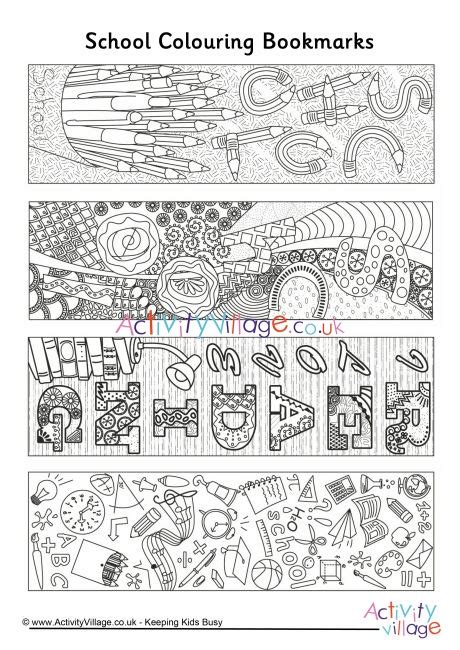 Gesgolden doodle mini coloring pages / kitchen cabinet coloring pages disney princess pdf wall printable for kids free with all games d. School Doodle Colouring Bookmarks