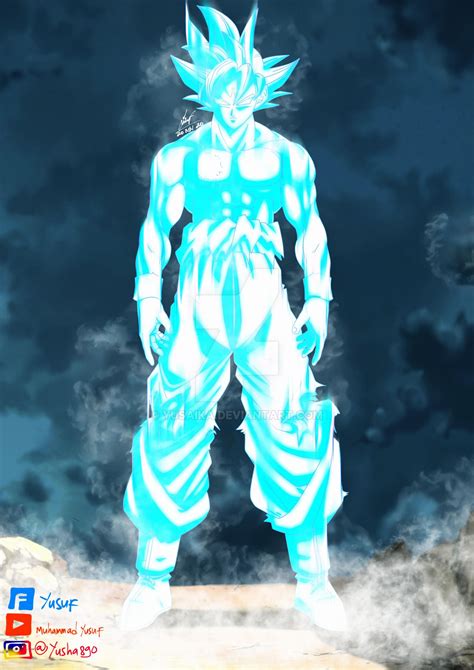 Goku Mastered Ultra Instinct Spirit Mode By Yusaika On Deviantart