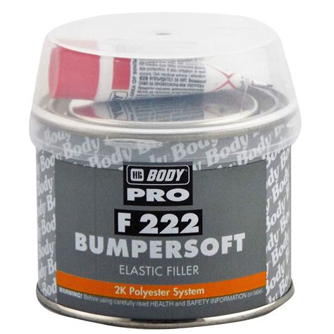 Hb Body 222 Bumpersoft Car Body Filler Black Putty For Plastic Bumpers