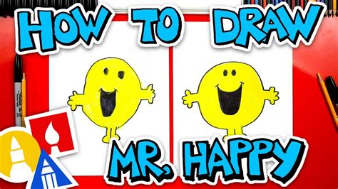 How To Draw Mr Happy From Mr Men Books 53