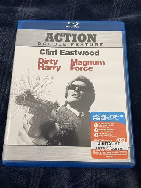 Clint Eastwood Action Double Feature Dirty Harry Magnum Force Blu Ray