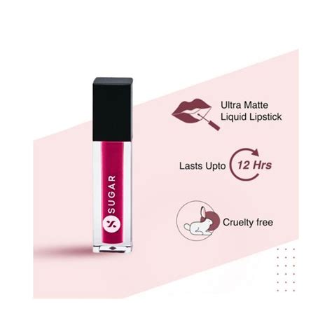 Buy Sugar Cosmetics Smudge Me Not Liquid Mini Lipstick 07 Rethink Pink 11 Ml Online At Best