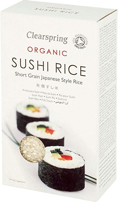 Clearspring Organic Sushi Rice Short Grain Japanese Style Rice