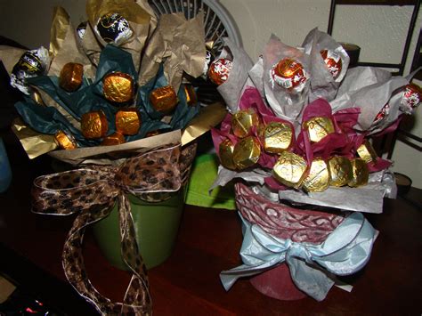 Sweeten mom's day with an indulgent gift of mother's day chocolates and candy. Candy Flower Pot Arrangements I made for Mother's Day ...