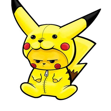 Pikachu Dressed As Pikachu Art Pinterest