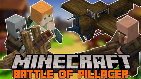 Minecraft Addon The Battle Of Pillager Addon Humanoid Infantry