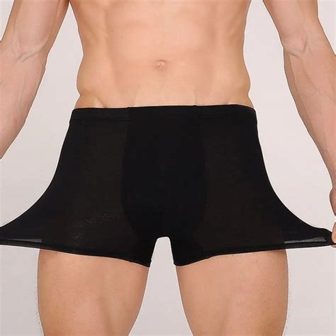 10pcslot Male Panties Boxers Comfortable Breathable Mens Underwear Boxers Bamboo Fiber Trunk
