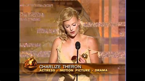 Charlize Theron Wins Best Actress Motion Picture Golden Globes 2004