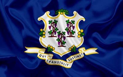 Descargar Fondos De Pantalla Connecticut Bandera Banderas De Los Estados De La Bandera Del