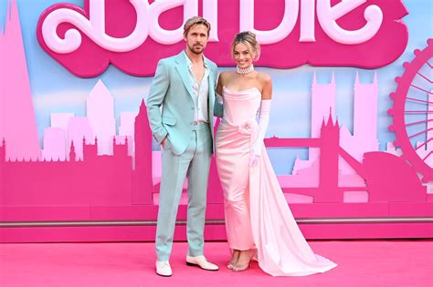 Margot Robbie And Ryan Gosling Barbie London Premiere Facinema