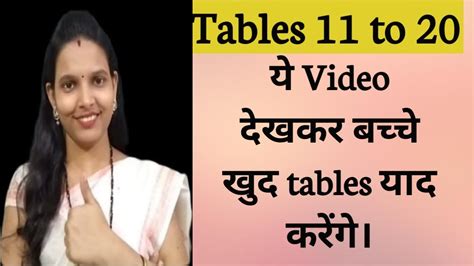 Tables 11 To 20multiplication Tables 11 To 20rhythmic Tables 11 To 20