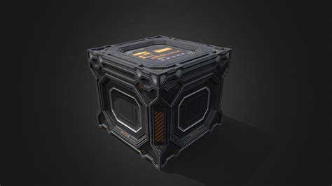 Sci Fi Cargo Crate Download Free 3d Model By Andreas9343 Ac36898