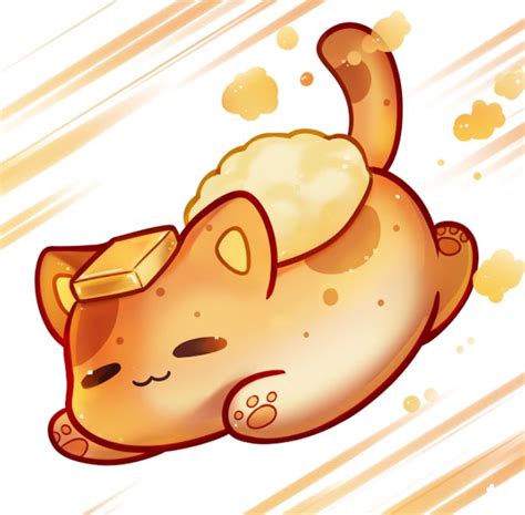 Potato Cat Cute Potato Cute Animal Drawings Kawaii Kawaii Drawings