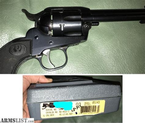 Armslist For Sale Ruger Vaquero Convertible 45 Colt Cowboy Revolver