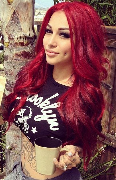 pin by pika soria on ms krazie hair waves body wave hair bright red hair
