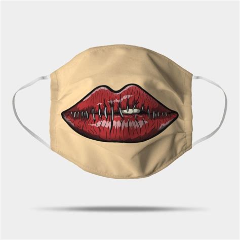 Scary Red Lips By Armu66 Red Lips Lips Lip Mask