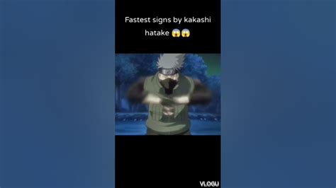 Kakashi Hatake Fastest Hand Signs Youtube