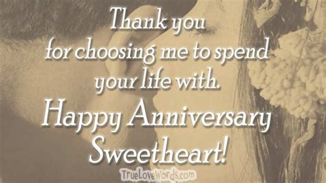 Wedding Anniversary Wishes For Husband True Love Words