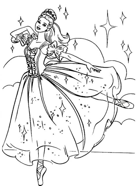Cute Ballerina Coloring Pages Coloring Pages
