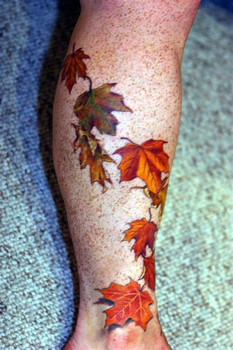 40 Unforgettable Fall Tattoos Cuded Autumn Tattoo