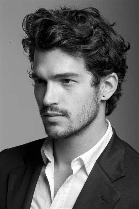 Retro male haircuts are a great source of inspiration for contemporary hair looks. PAUL KELLY represented by Vision Models LA | Wavy hair men ...