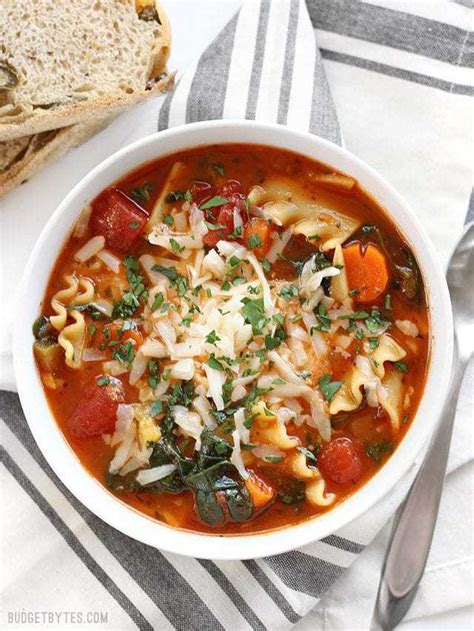 Bring to a boil, then leave to simmer until the veggies are soft. Garden Vegetable Lasagna Soup Recipe - Budget Bytes