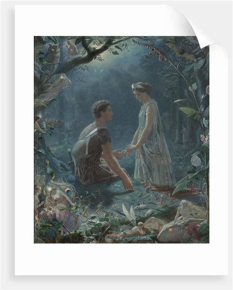 Hermia And Lysander A Midsummer Nights Dream 1870 Posters And Prints By