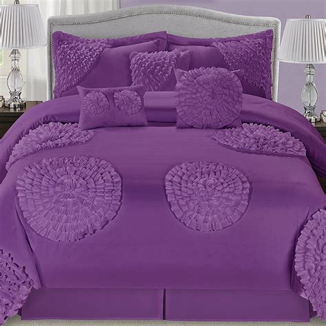 We researched the best comforter sets that'll instantly upgrade your bed with style and comfort. Homechoice International Group Avaloon Ruffled Flowers 7 ...