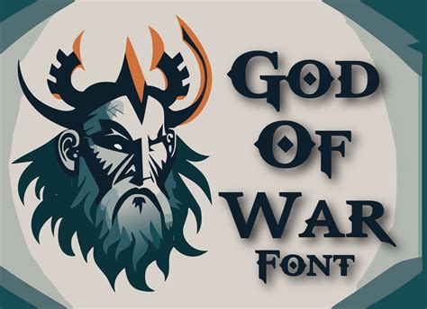 God Of War Font By Mgotti Download Free Stl Model