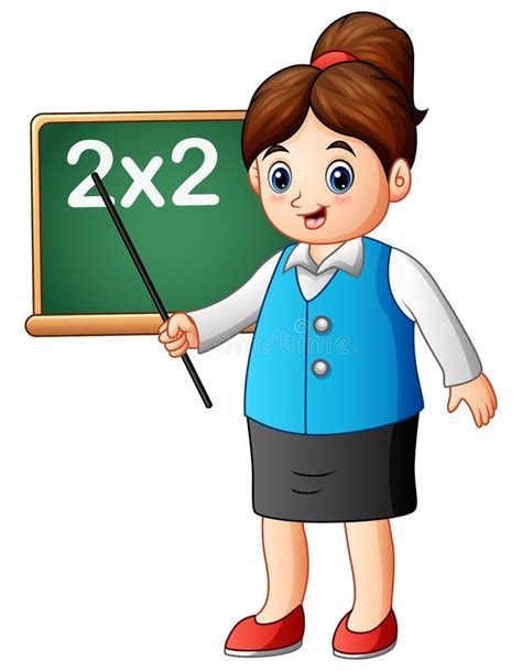 Male Math Teacher Cartoon