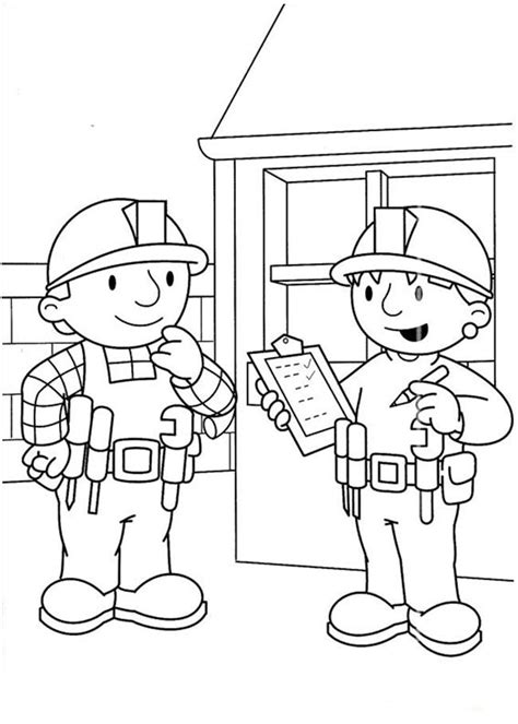 Find the best bob the builder coloring pages for kids & for adults, print and color 100 bob the. Free Printable Bob The Builder Coloring Pages For Kids