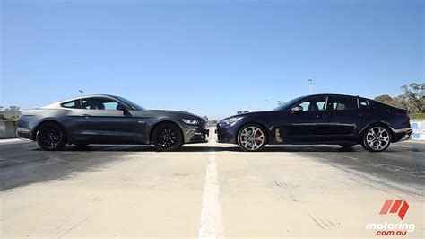 Turns Out The Kia Stinger Can Beat A Ford Mustang Gt In A Drag Race