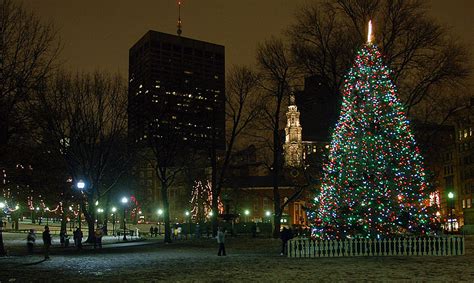 The Downtown Boston Holiday Season Is Official With The Boston Common