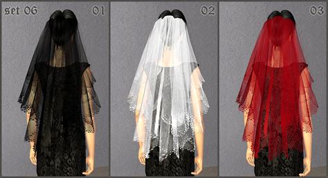 Mod The Sims Fashion Story From Heather Wedding Charm Of Gothic Veils Part Sims