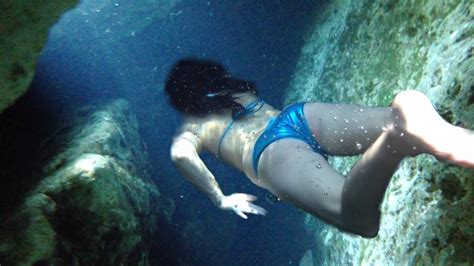 Bikini Freediving Underwater Caves Chassahowitzka River Youtube