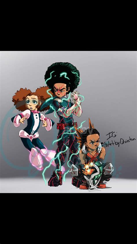 The Boondocks Dope Cartoons Dope Cartoon Art Cartoon Drawings