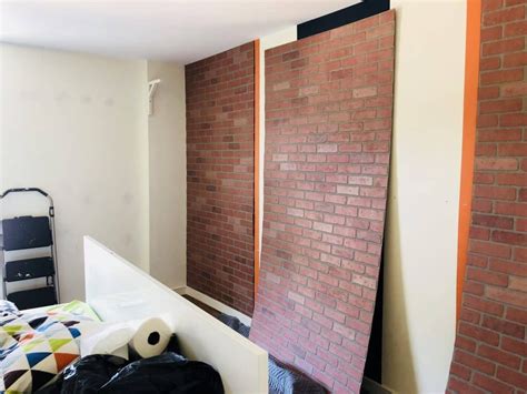 How To Install Faux Brick Paneling Faux Brick Walls Brick Paneling