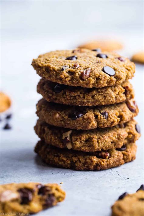 These chocolate chip cookies will look a little doughy when you remove them from the oven, and thats good. Pumpkin Sugar free Low Carb Keto Chocolate Chip Cookies